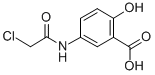 CAS 登录号：80074-26-6， 5-[(2-氯乙酰基)氨基]-2-羟基-苯甲酸