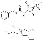 CAS#: 80082-62-8, Tetrabutylammonium (2S,3S)-3-{[(Benzyloxy)Carbonyl]Amino}-2-Methyl-4-Oxoazetidine-1-Sulfonate