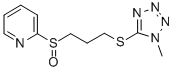 CAS#: 80087-19-0, 2-((3-((1-Methyl-1H-Tetrazol-5-Yl)Thio)Propyl)Sulfinyl)-Pyridine