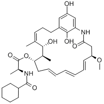 CAS 登录号：80111-48-4， N-(环己基羰基)-L-丙氨酸 11-酯与 20,23-二去氢-20,23-二去氧代-20,23-二羟基安赛三烯醇 A