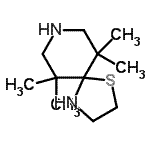 CAS 登录号：801141-42-4， 6,6,10,10-四甲基-1-硫杂-4,8-二氮杂螺[4.5]癸烷