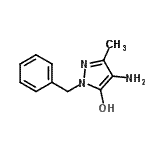 CAS 登录号：801141-59-3， 4-氨基-1-苄基-3-甲基-1H-吡唑-5-醇