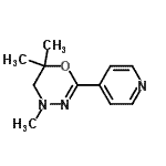 CAS 登录号：801146-60-1， 4,6,6-三甲基-2-(4-吡啶基)-5,6-二氢-4H-1,3,4-恶二嗪