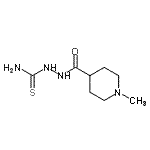 CAS 登录号：801156-89-8， 2-[(1-甲基-4-哌啶基)羰基]肼基硫代甲酰胺