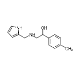CAS 登录号：801159-22-8， 1-(4-甲基苯基)-2-[(1H-吡咯-2-基甲基)氨基]乙醇