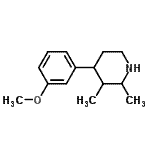 CAS 登录号：801160-46-3， 4-(3-甲氧基苯基)-2,3-二甲基哌啶