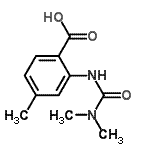CAS#: 801162-60-7, 2-[(Dimethylcarbamoyl)amino]-4-methylbenzoic acid