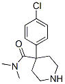 CAS 登录号:80139-82-8, 4-(4-氯苯基)-N,N-二甲基哌啶-4-甲酰胺