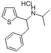 CAS#: 80154-65-0, alpha-Benzyl-N-Isopropyl-2-Thenylamine Hydrochloride