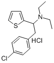 CAS 登录号:80154-72-9, alpha-(4-氯苄基)-N,N-二乙基-2-噻吩基胺盐酸盐