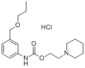 CAS#: 80171-75-1, 3-(Propoxymethyl)carbanilic acid 2-piperidinoethyl ester hydrochloride