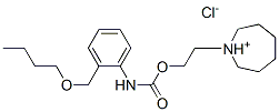 CAS#: 80171-83-1, 2-(1-Azoniacyclohept-1-Yl)Ethyl N-[2-(Butoxymethyl)Phenyl]Carbamate Chloride