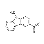 CAS#: 801988-25-0, 9-Methyl-6-nitro-9H-pyrido[2,3-b]indole