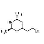 CAS 登录号：801993-80-6， (2R,6R)-4-(2-溴乙基)-2,6-二甲基哌啶