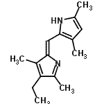 CAS 登录号：801999-64-4， 2-[(Z)-(4-乙基-3,5-二甲基-2H-吡咯-2-亚基)甲基]-3,5-二甲基-1H-吡咯