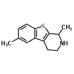 CAS 登录号：802032-84-4， 1,6-二甲基-1,2,3,4-四氢[1]苯并噻吩并[2,3-c]吡啶