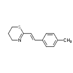 CAS 登录号：802034-55-5， 2-[(E)-2-(4-甲基苯基)乙烯基]-5,6-二氢-4H-1,3-噻嗪