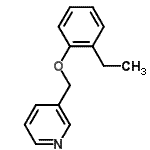 CAS 登录号：802318-63-4， 3-[(2-乙基苯氧基)甲基]吡啶