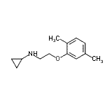 CAS 登录号：802554-34-3， N-[2-(2,5-二甲基苯氧基)乙基]环丙胺