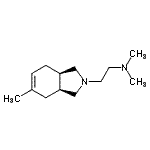 CAS 登录号：802558-98-1， N,N-二甲基-2-[(3aS,7aR)-5-甲基-1,3,3a,4,7,7a-六氢-2H-异吲哚-2-基]乙胺