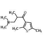 CAS 登录号：802563-20-8， 3-(二甲基氨基)-1-(2,5-二甲基-3-噻吩基)-2-甲基-1-丙酮