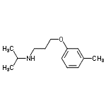 CAS 登录号：802589-04-4， N-异丙基-3-(3-甲基苯氧基)-1-丙胺