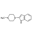 CAS 登录号：802618-91-3， 2-(4-甲基-1-哌嗪基)-1H-吲哚