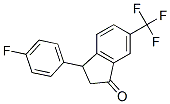 CAS 登录号：80272-38-4， 3-(4-氟苯基)-6-(三氟甲基)茚满-1-酮