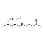 CAS 登录号：802826-19-3， 4-[(E)-(2,5-二羟基苄亚基)氨基]丁酸