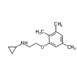 CAS 登录号：802834-89-5， N-[2-(2,3,5-三甲基苯氧基)乙基]环丙胺