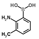 CAS 登录号：802836-52-8， (2-氨基-3-甲基苯基)硼酸
