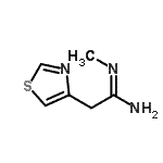 CAS 登录号：802845-31-4， N-甲基-2-(1,3-噻唑-4-基)乙脒