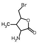 CAS#: 802845-51-8, 3-Amino-5-(bromomethyl)-4-methyldihydro-2(3H)-furanone