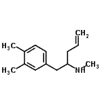 CAS 登录号：802858-07-7， 1-(3,4-二甲基苯基)-N-甲基-4-戊烯-2-胺