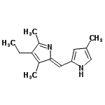 CAS 登录号：802860-46-4， 2-[(Z)-(4-乙基-3,5-二甲基-2H-吡咯-2-亚基)甲基]-4-甲基-1H-吡咯