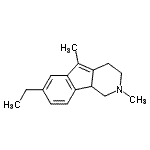 CAS 登录号：802887-50-9， 7-乙基-2,5-二甲基-2,3,4,9b-四氢-1H-茚并[1,2-c]吡啶