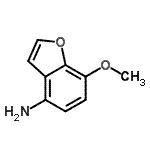 CAS 登录号：802888-59-1， 7-甲氧基-1-苯并呋喃-4-胺