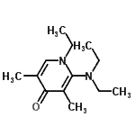 CAS 登录号：802888-76-2， 2-(二乙基氨基)-1-乙基-3,5-二甲基-4(1H)-吡啶酮