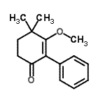 CAS 登录号：802984-58-3， 3-甲氧基-4,4-二甲基-2-苯基-2-环己烯-1-酮