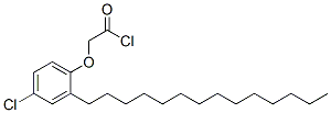 CAS 登录号：80336-34-1， (4-氯-2-十四烷基苯氧基)乙酰氯