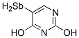 CAS 登录号：80340-30-3， 2,4-二羟基嘧啶氧锑