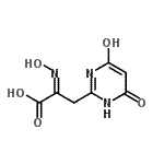 CAS 登录号：803603-90-9， (2Z)-2-(羟基亚胺)-3-(4-羟基-6-氧代-1,6-二氢-2-嘧啶基)丙酸