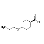 CAS 登录号：80361-82-6， 反式-4-丙氧基环己烷羰基氯化物