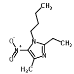 CAS 登录号：803612-60-4， 1-丁基-2-乙基-4-甲基-5-硝基-1H-咪唑