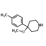 CAS 登录号：803634-23-3， 4-甲氧基-4-(4-甲基苯基)哌啶