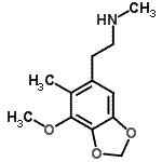 CAS 登录号：803636-78-4， 2-(7-甲氧基-6-甲基-1,3-苯并二氧戊环-5-基)-N-甲基乙胺