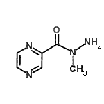 CAS 登录号：80364-49-4， N-甲基-2-吡嗪甲酰肼