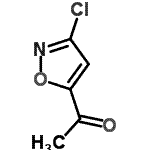 CAS#: 80403-94-7, 1-(3-Chloro-1,2-oxazol-5-yl)ethanone