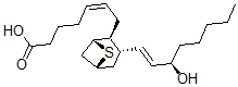 CAS 登录号：80408-46-4， (Z)-7-[(1R,2S,3S,5R)-3-[(E,3R)-3-羟基辛-1-烯基]-7-硫杂双环[3.1.1]庚烷-2-基]庚-5-烯酸
