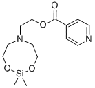 CAS#: 80510-93-6, 2,2-Dimethyl-1,3-Dioxa-6-Aza-2-Silacyclooctane-6-Ethanol Isonicotinate